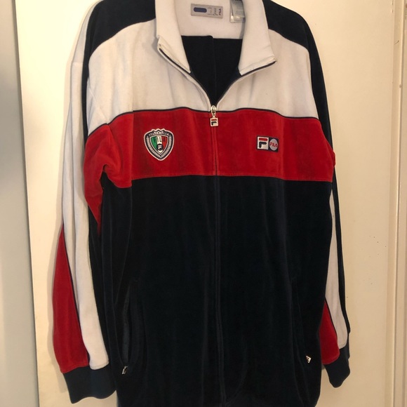 fila womens velour tracksuit
